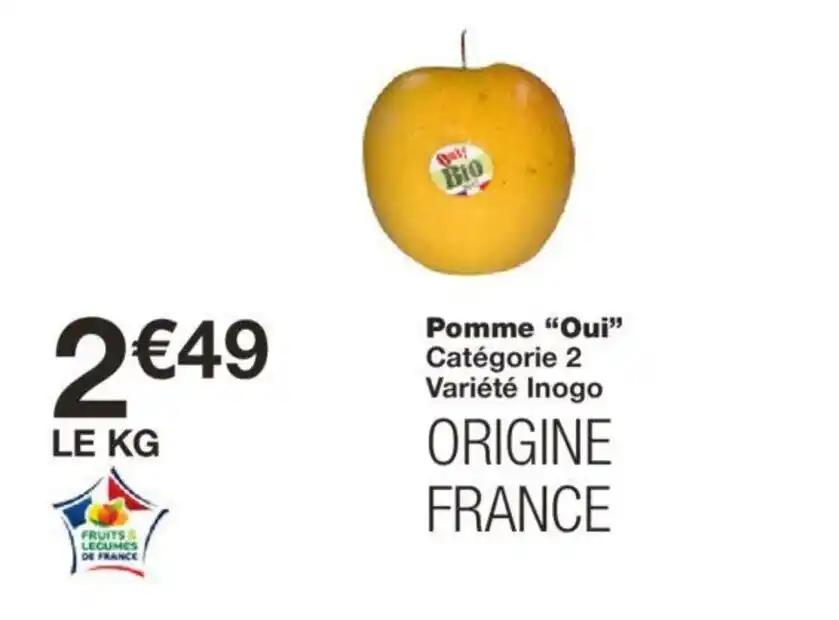 Pomme "Oui❞