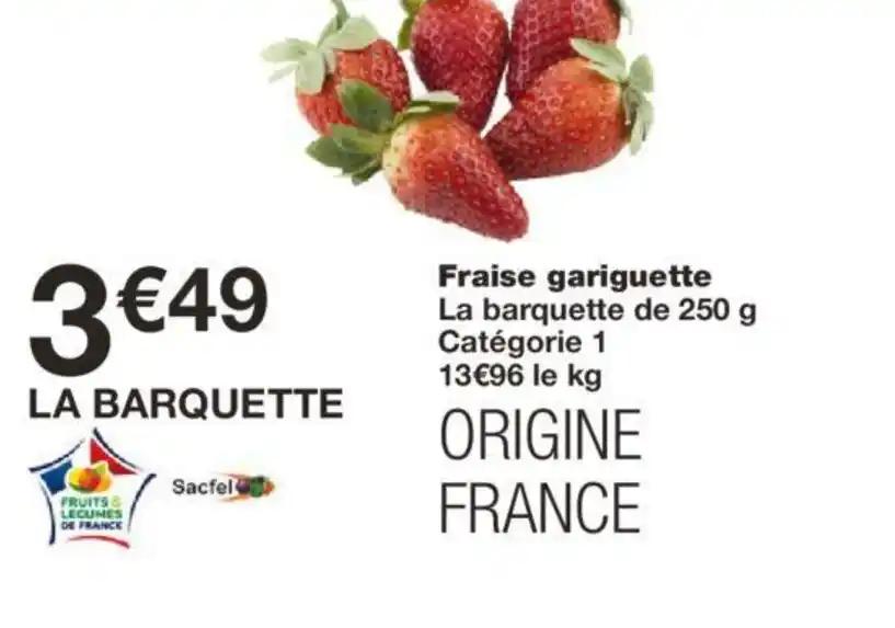 Fraise gariguette