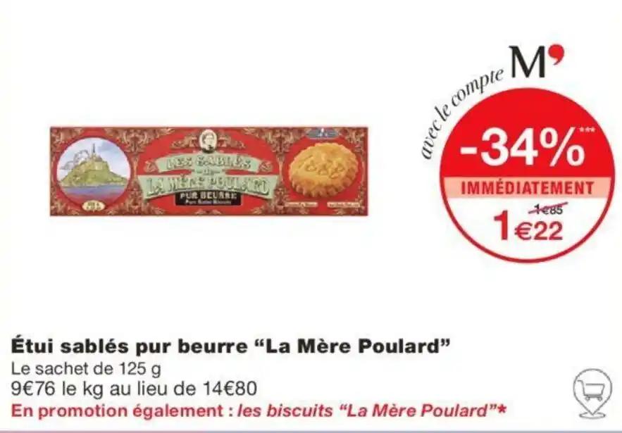 Étui sablés pur beurre "La Mère Poulard"