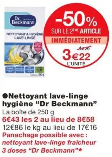 ●Nettoyant lave-linge hygiène "Dr Beckmann"