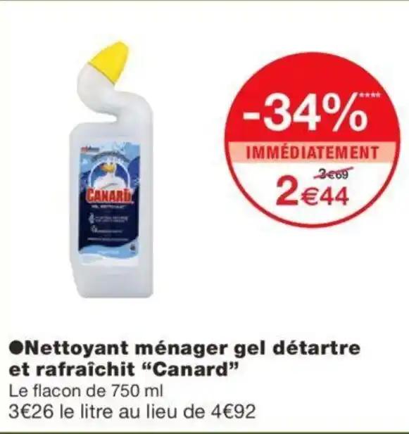 ●Nettoyant ménager gel détartre et rafraîchit "Canard"