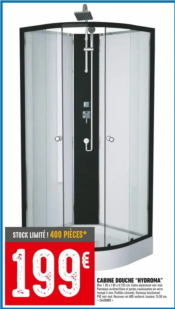 CABINE DOUCHE “HYDROMA”