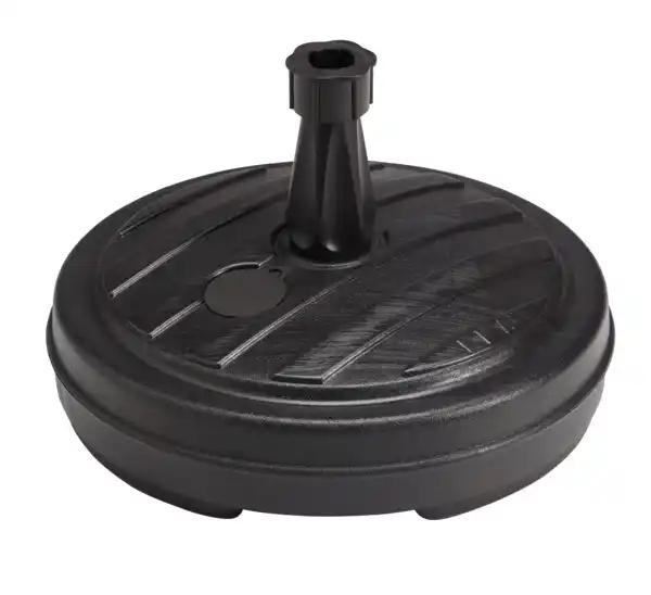 EDA Pied de parasol rond à lester 13L gris