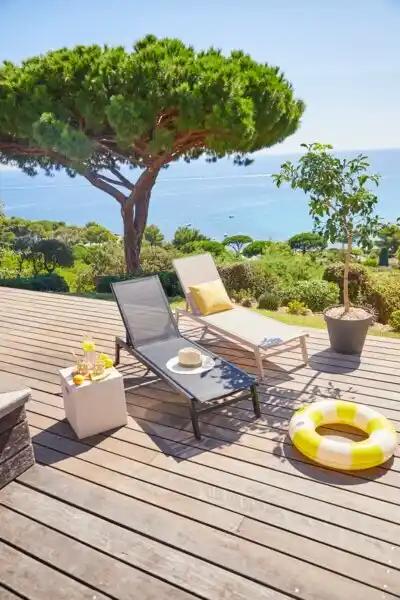 Bain de soleil aluminium