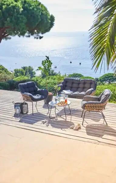 HYBA Salon bas 4 places Siena