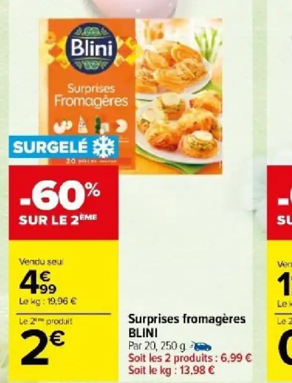 Surprises fromagères BLINI