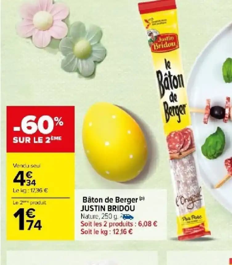 Bâton de Berger JUSTIN BRIDOU