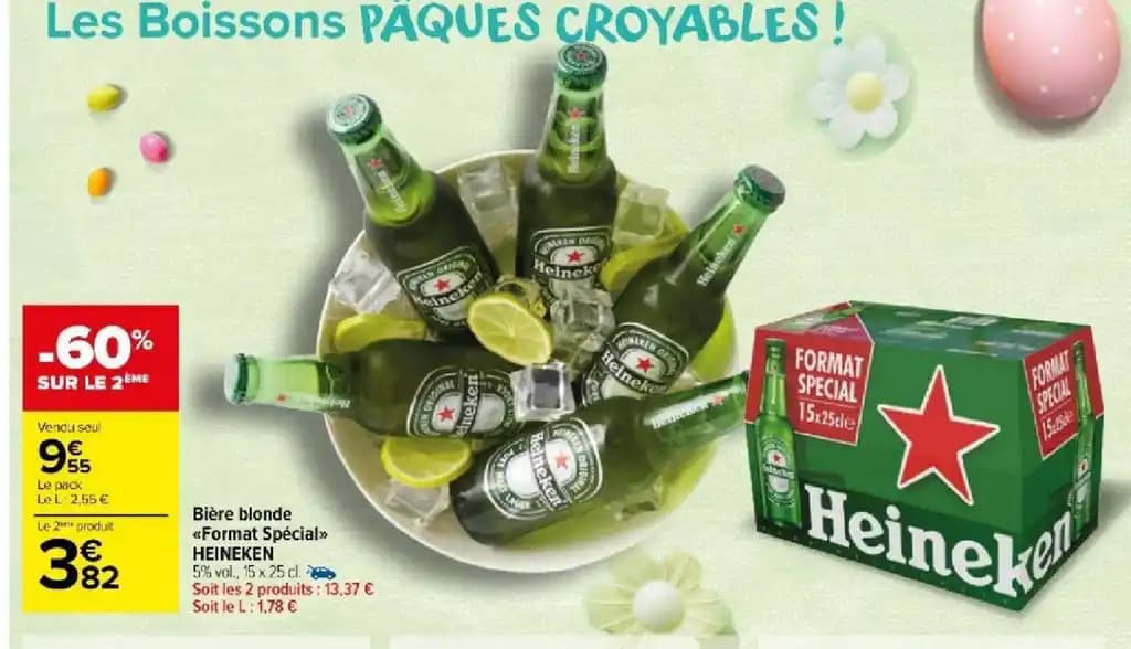 Bière blonde Format Spécial HEINEKEN