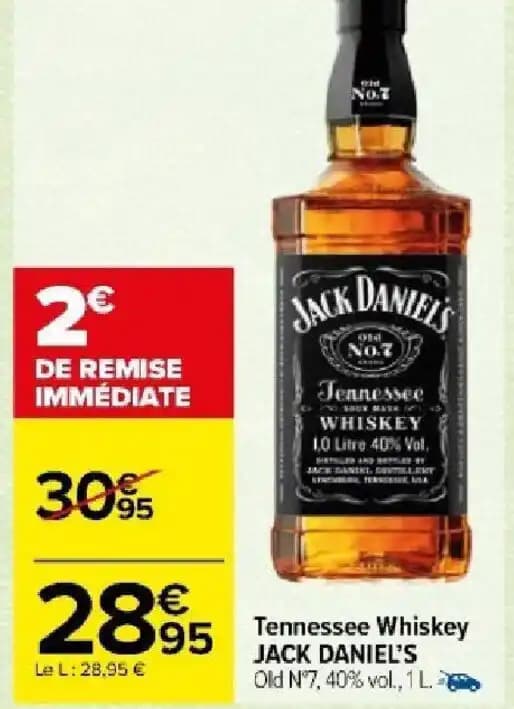 Tennessee Whiskey JACK DANIEL'S