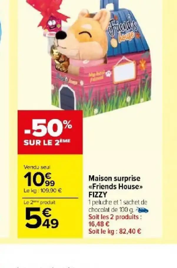 Maison surprise Friends House FIZZY
