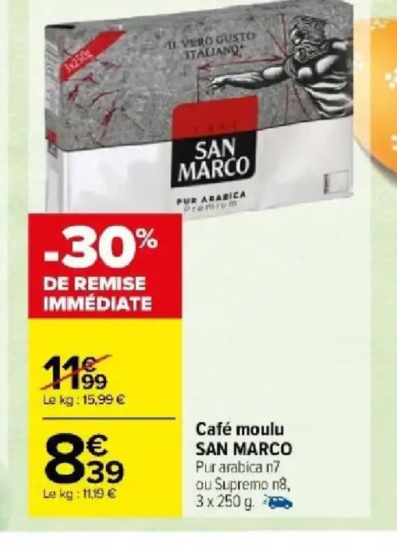 Café moulu SAN MARCO