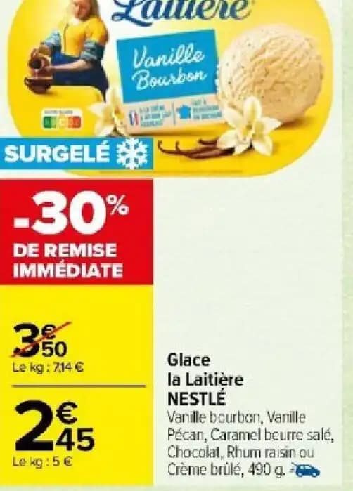 Glace la Laitière NESTLÉ