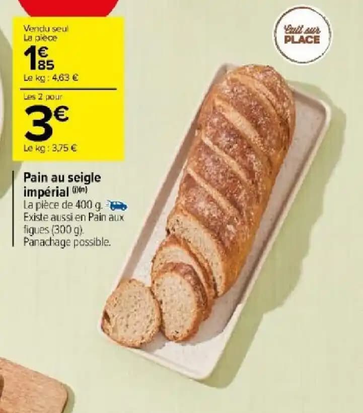 Pain au seigle impérial