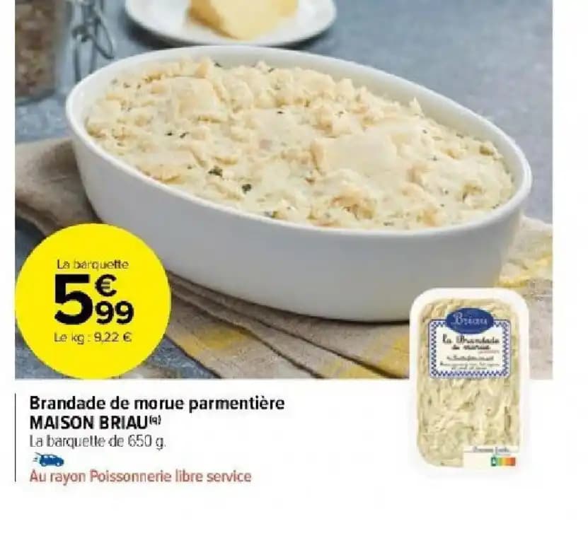Brandade de morue parmentière MAISON BRIAU¹4