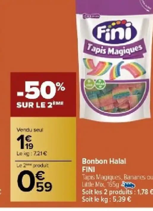 Bonbon Halal FINI