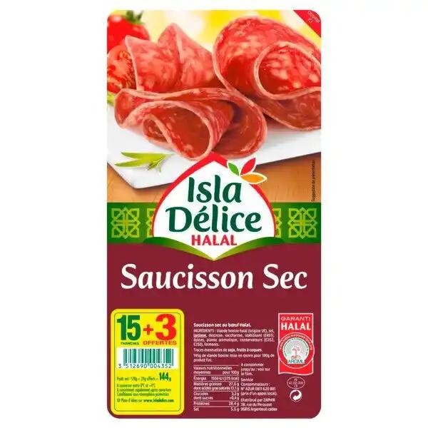 Saucisson Sec Halal Isla Delice