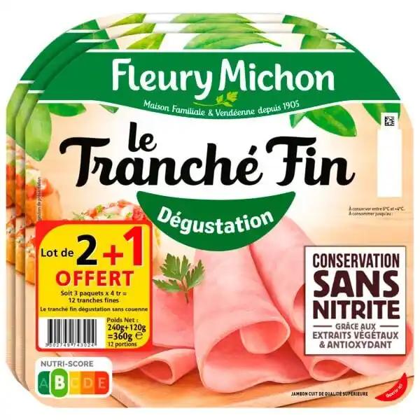 Jambon Le Tranché Fin Fleury Michon
