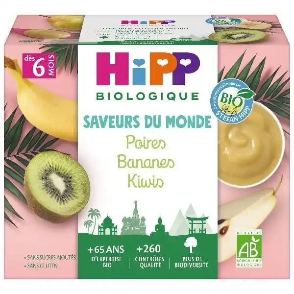 Purées De Fruits Saveurs Du Monde Hipp Biologique