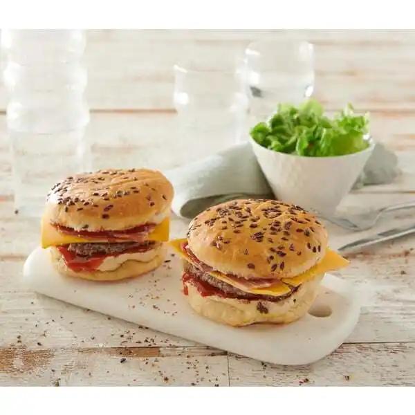 2 Burgers Bacon Sauce Barbecue