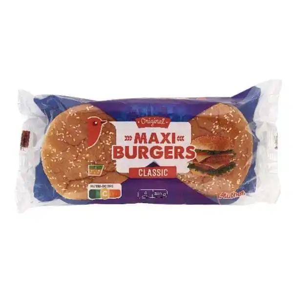 Pains Hamburgers Maxi Nature Auchan