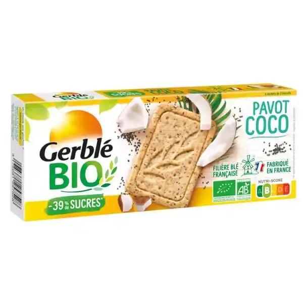 Biscuits Sablés Coco Pavot Bio Gerble