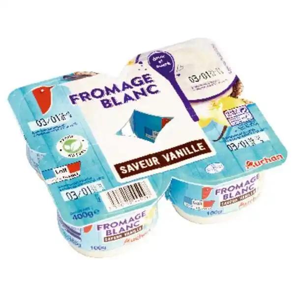 Fromage Frais Vanille Auchan