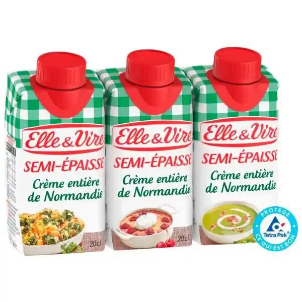 Crème Entière De Normandie Elle & Vire