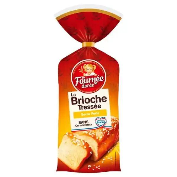 Brioche Tressée Au Sucre La Fournée Dorée