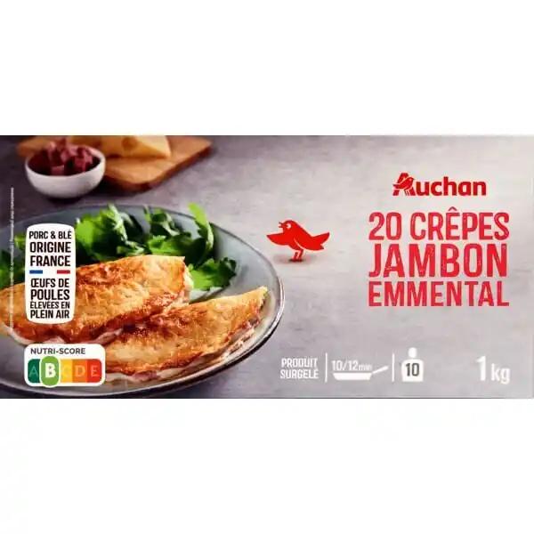 Crêpes Jambon Emmental Surgelées Auchan
