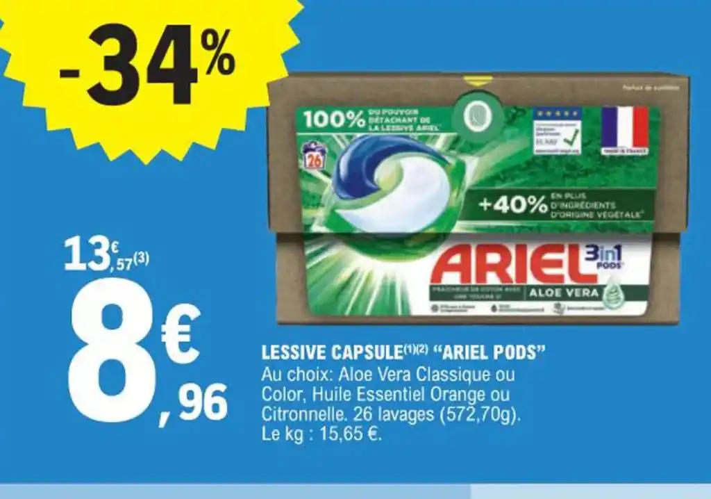 LESSIVE CAPSULE ARIEL PODS