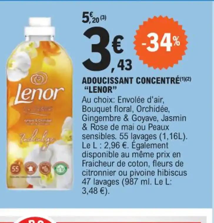 ADOUCISSANT CONCENTRÉ LENOR"