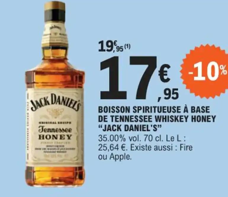 BOISSON SPIRITUEUSE À BASE DE TENNESSEE WHISKEY HONEY "JACK DANIEL'S"