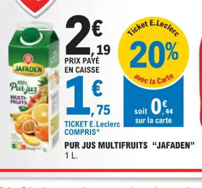 PUR JUS MULTIFRUITS "JAFADEN