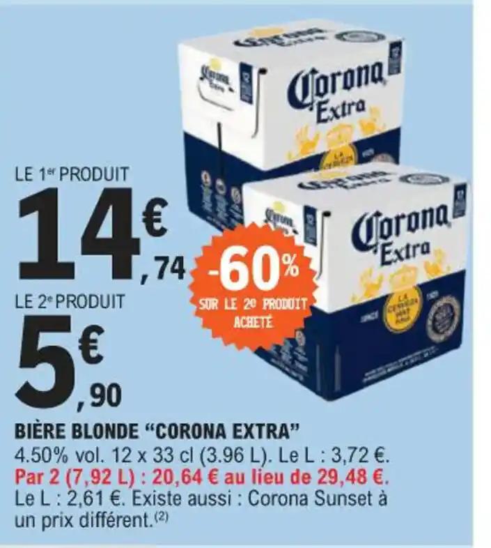 BIÈRE BLONDE "CORONA EXTRA"