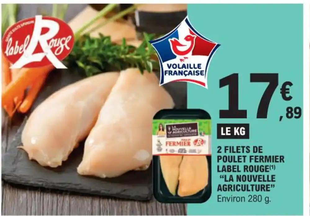 2 FILETS DE POULET FERMIER LABEL ROUGE(1)