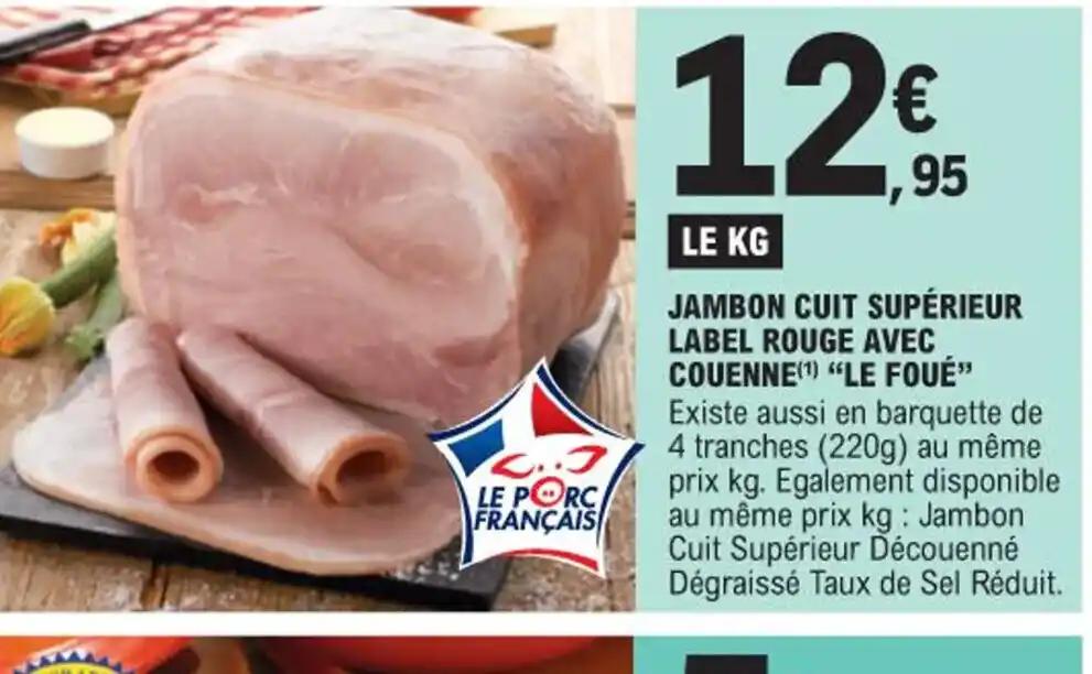 JAMBON SEC SUPÉRIEUR LABEL ROUGE(1) "MONTAGNE NOIRE"