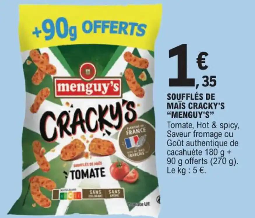 SOUFFLÉS DE MAIS CRACKY'S MENGUY'S