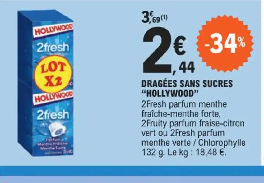 DRAGÉES SANS SUCRES "HOLLYWOOD"