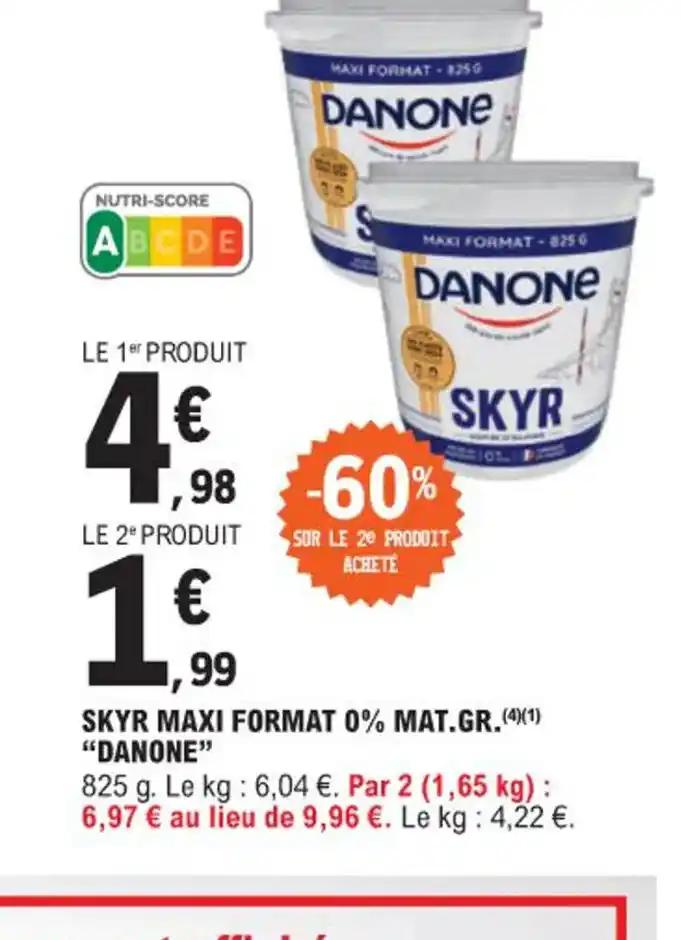 SKYR MAXI FORMAT 0% MAT.GR.DANONE"