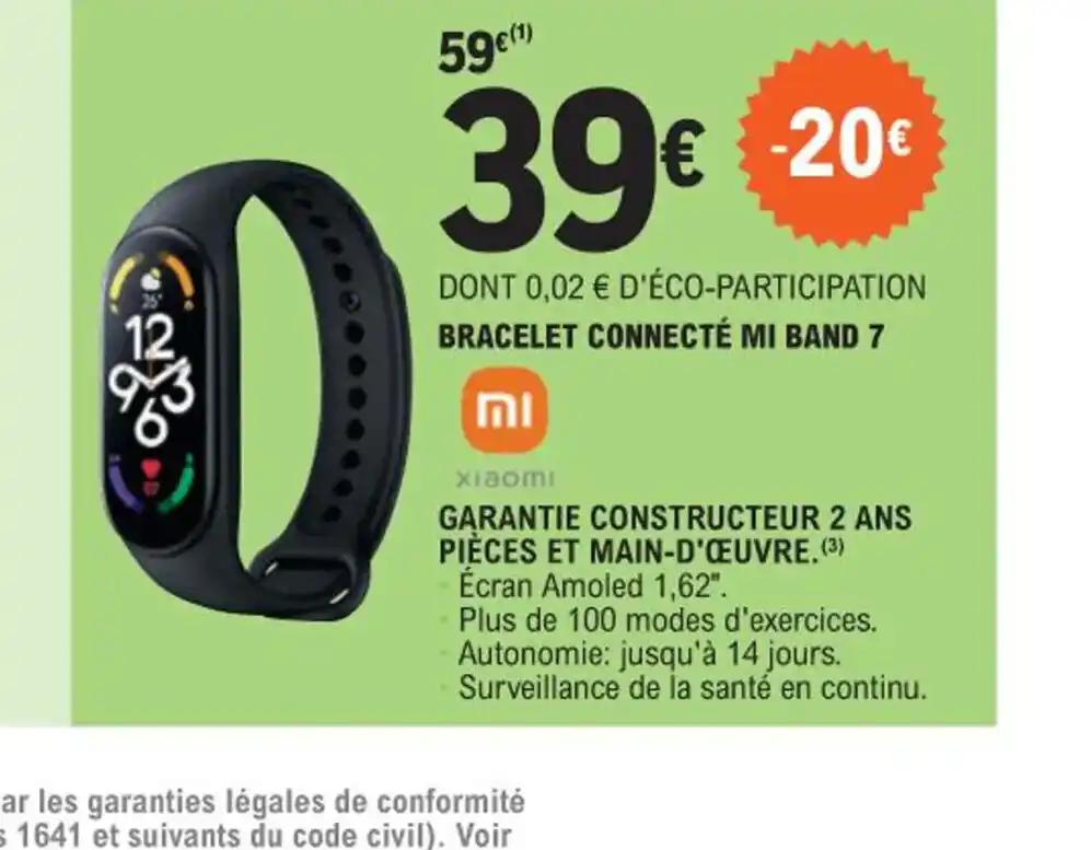 BRACELET CONNECTÉ MI BAND 7