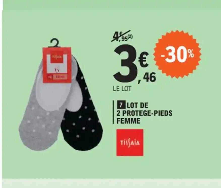 7 LOT DE 2 PROTEGE-PIEDS FEMME