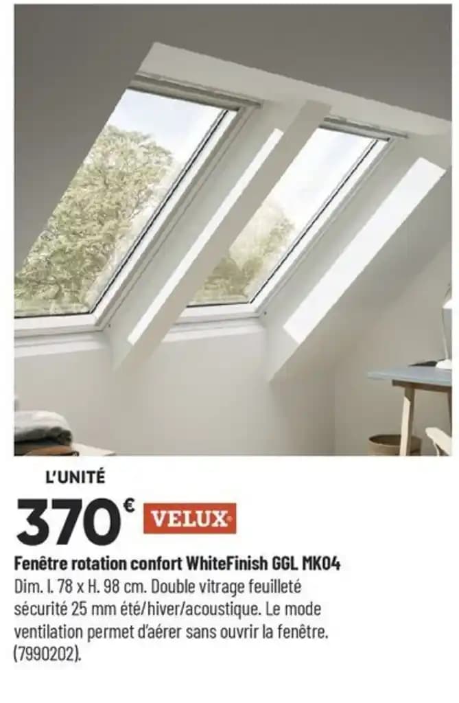 Fenêtre rotation confort WhiteFinish GGL MK04