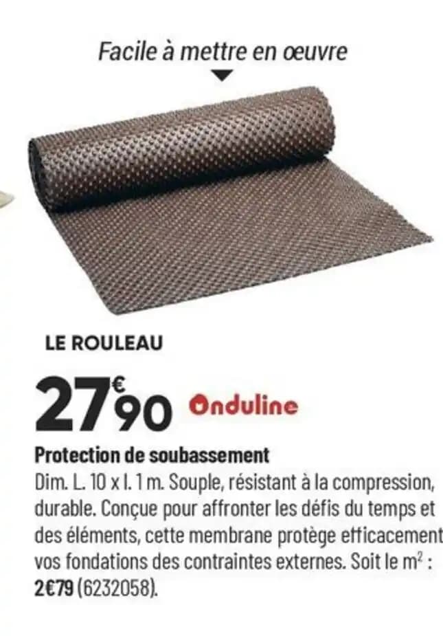 Protection de soubassement