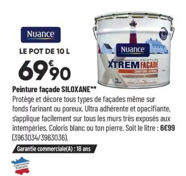 Peinture façade SILOXANE**