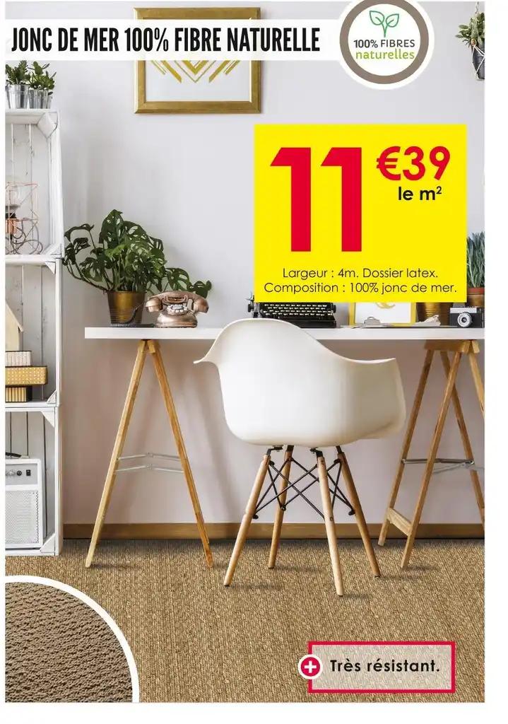 JONC DE MER 100% FIBRE NATURELLE
