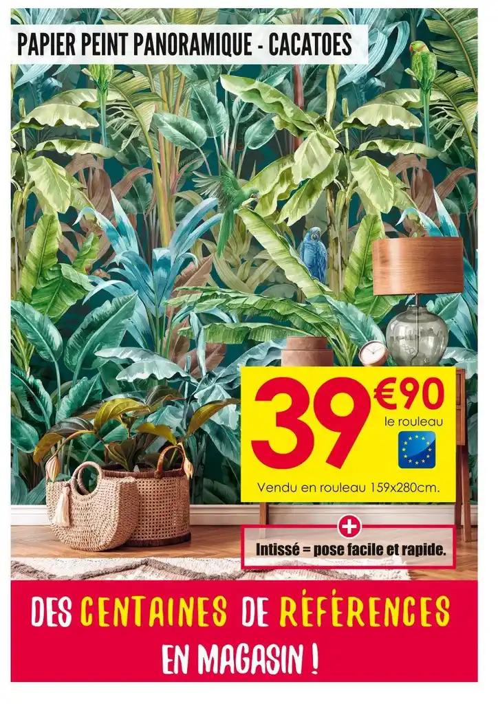 PAPIER PEINT PANORAMIQUE - CACATOES
