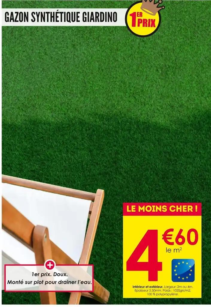 GAZON SYNTHÉTIQUE GIARDINO