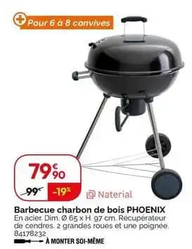 Phoenix - barbecue charbon de bois