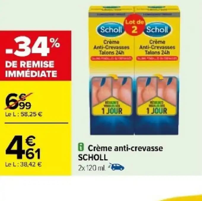 8 Crème anti-crevasse SCHOLL