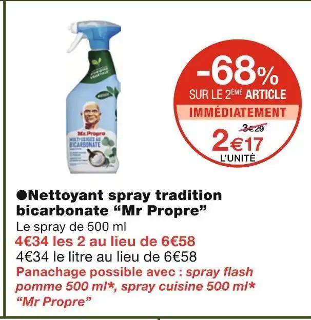 Mr Propre Nettoyant spray tradition bicarbonate